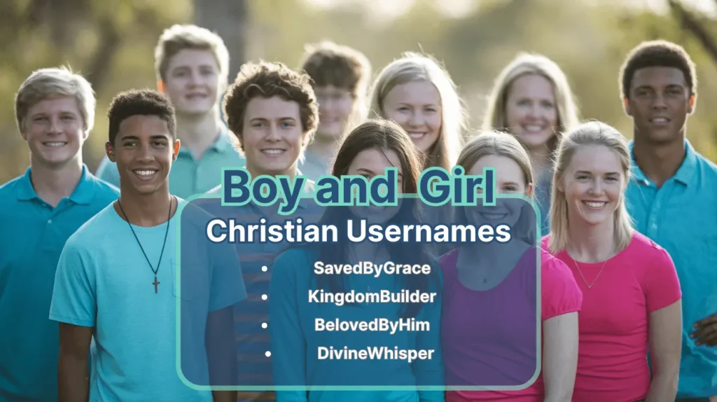 boy and girl Christian Usernames