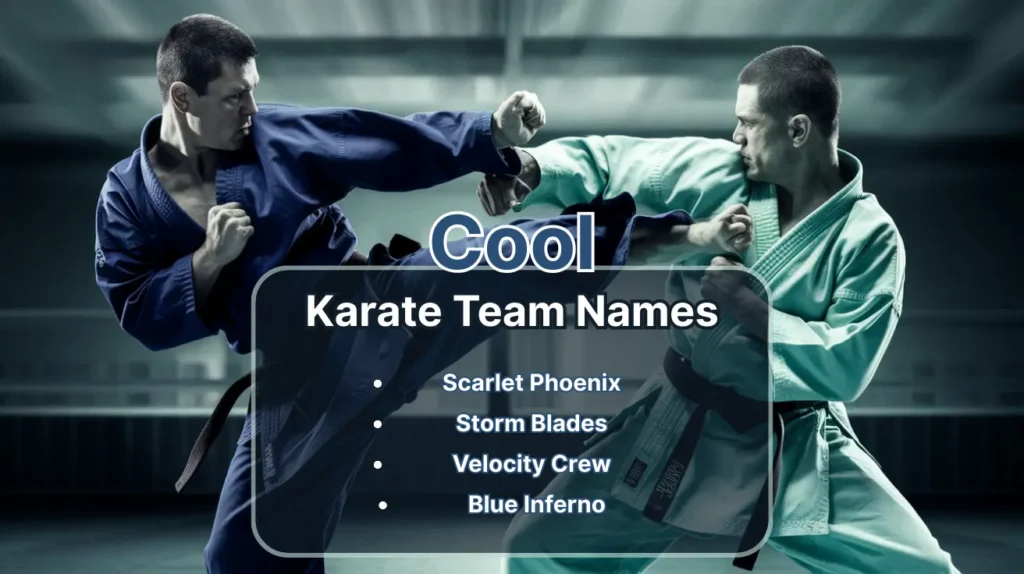 Cool Karate Team Names