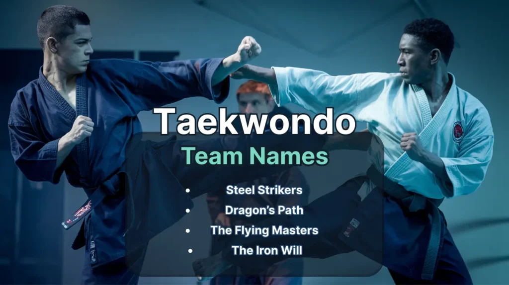 Taekwondo Team Name